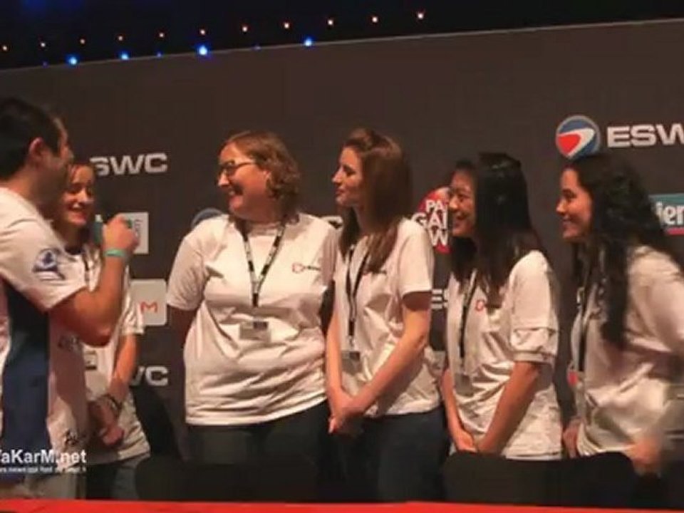 ESWC 2012 - Interview Reason Female