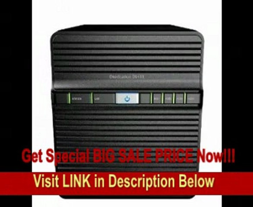 BEST BUY Synology DiskStation 4-Bay 4 TB (4x1 TB) Network Attached Storage - DS411 4100 (Black)