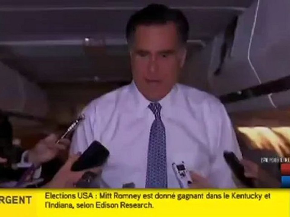 Dernière conférence de presse pour Mitt Romney