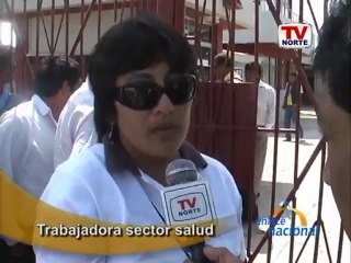 Chiclayo: Administrativos del sector salud paralizan labores