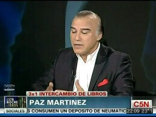 Intercambio de Libros con Paz Martínez