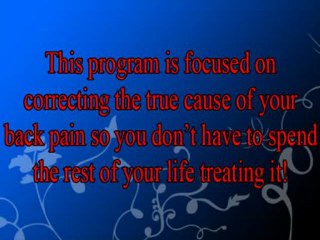 How to Treat Lower Back Pain Naturally