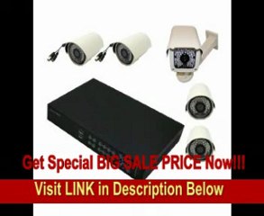 BEST PRICE Aposonic A-BR18B5-B1TB 8-Channel CCTV Survelliance Camera System w/ 1TB HDD