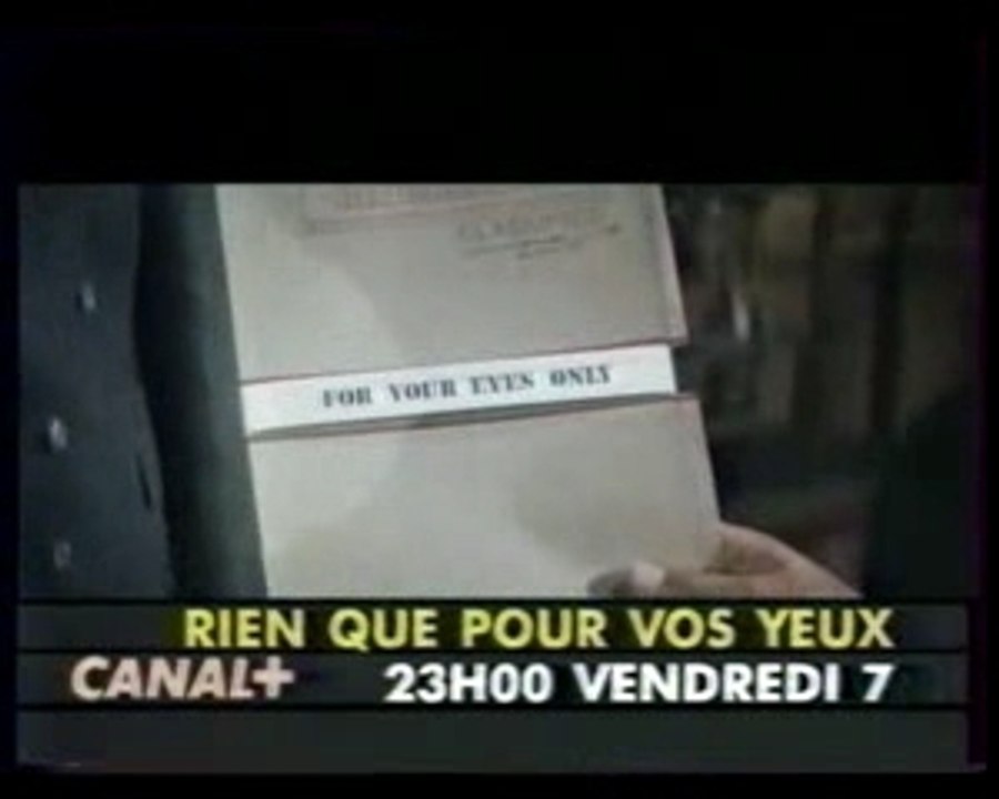 GENERIQUE CANAL PLUS - Cinéma (Ellipse verte) + BA
