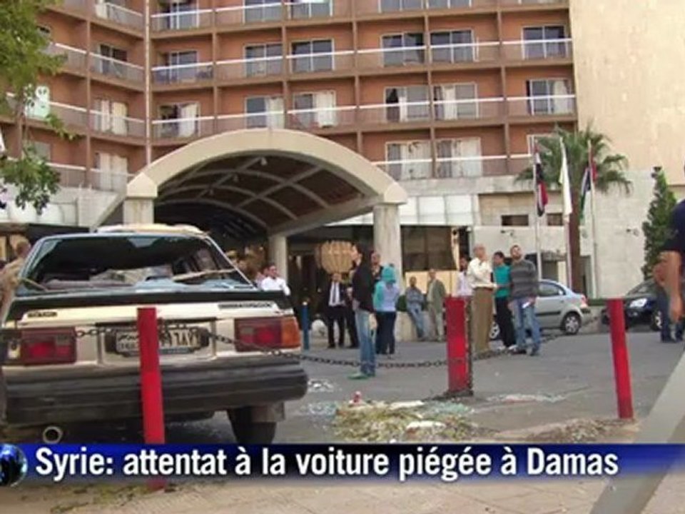Syrie: attentat "terroriste" près de l'hôtel Dama Rose de Damas