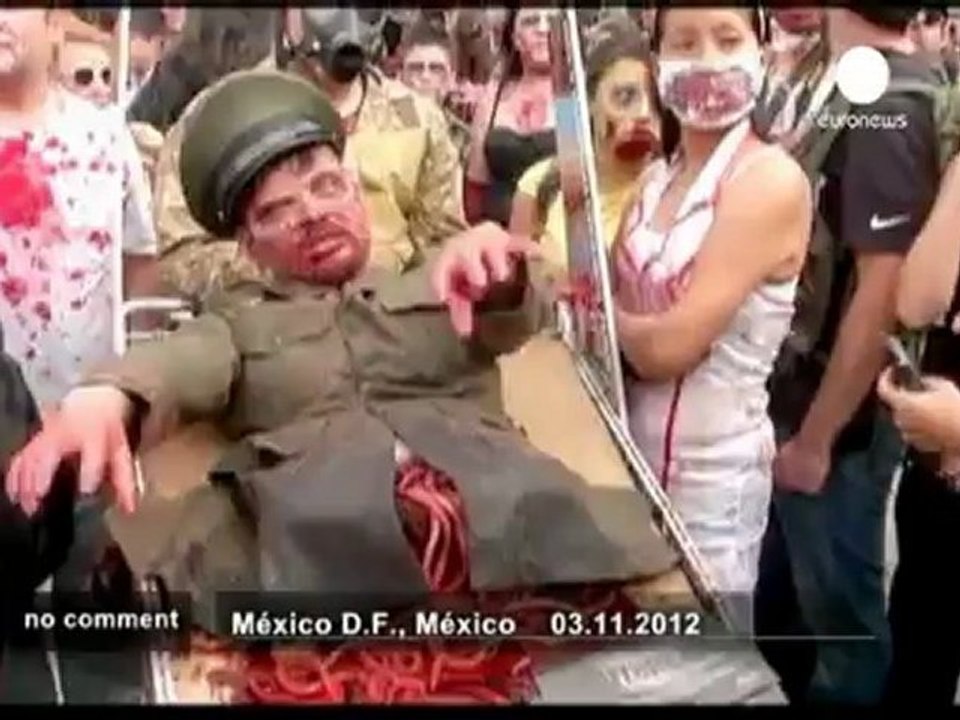 Des milliers de zombies envahissent Mexico - no comment