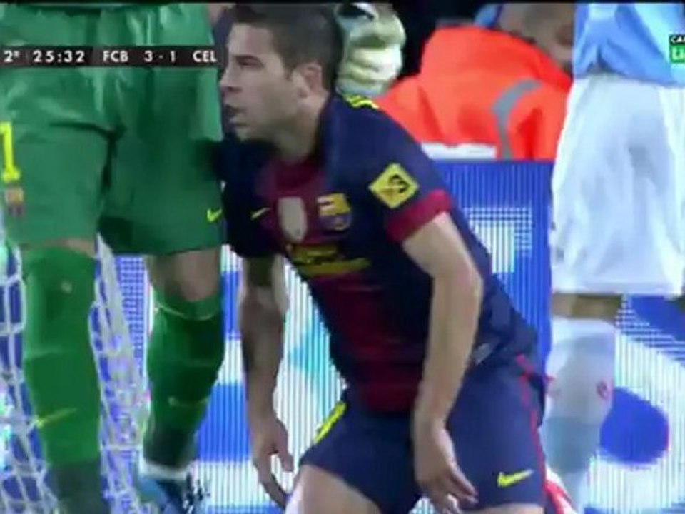 Jordi Alba vs Celta de Vigo