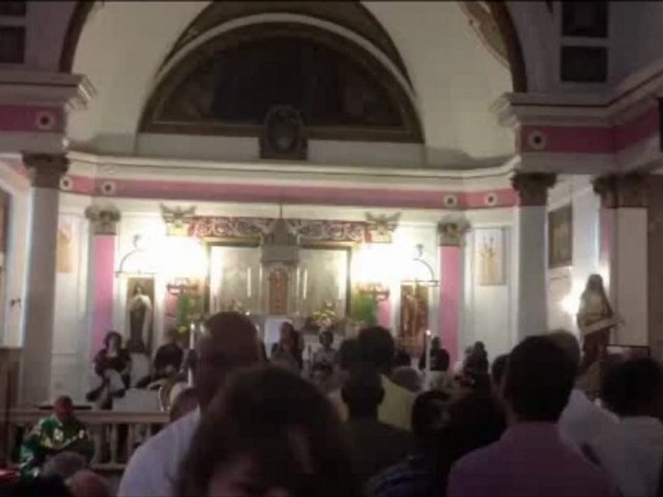 Maurice était à la messe à la Nouvelle Orléans, dimanche 21 octobre 2012