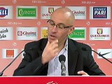 Conférence de presse Stade Brestois 29 - FC Lorient : Landry CHAUVIN (SB29) - Christian  GOURCUFF (FCL) - saison 2012/2013