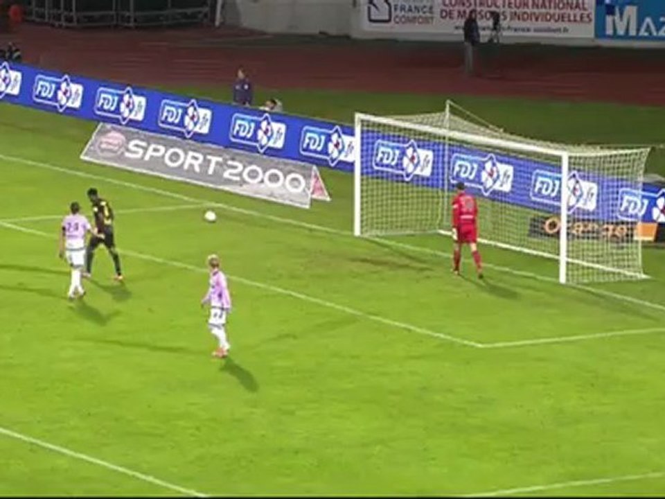 But Florent BALMONT (61ème) - Evian TG FC - LOSC Lille (0-2) - saison 2012/2013