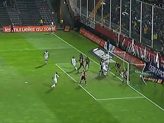 But Salif SANE (45ème +2) - OGC Nice - AS Nancy Lorraine (2-1) - saison 2012/2013