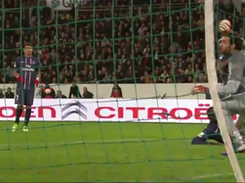 But Mamadou SAKHO (55ème csc) - Paris Saint-Germain - AS Saint-Etienne (1-2) - saison 2012/2013