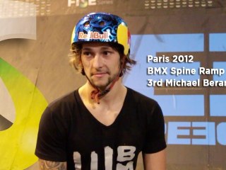 FISE X Paris 2012 BMX Spine Ramp - 3rd  Michael Beran