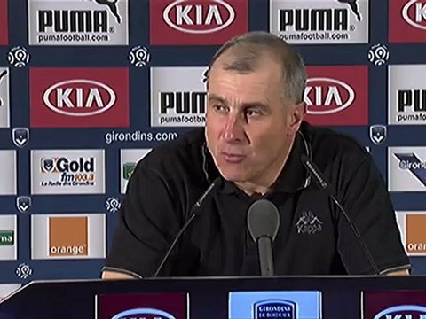 Conférence de presse Girondins de Bordeaux - Toulouse FC : Francis GILLOT (FCGB) - Alain CASANOVA (TFC) - saison 2012/2013
