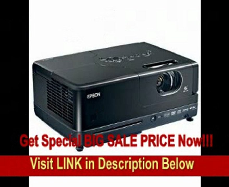 Epson V11H259220 MovieMate50 Portable Home Entertainment Projector with Built In DVD Player REVIEW