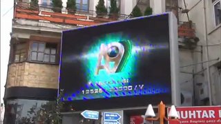 Giresun Gazi Caddesi'nde A9 TV Tanıtımı