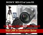 Sony Alpha NEX-C3 Digital Camera (Silver) with Sony E-Mount 18-55mm Lens   SSE Professional Package. Includes: 0.45x Wide Angle Lens, 2x Telephoto lens, 3 Piece Filter Kit (UV,CPL,FLD,) 16GB SDHC Memory Card, Additional Replacement FW50 REVIEW