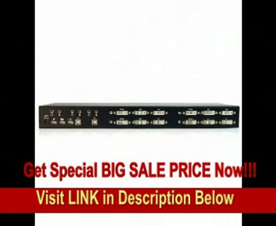 StarTech.com 2 Port Quad Monitor Dual-Link DVI USB KVM Switch with Audio and Hub (SV231QDVIUA) FOR SALE