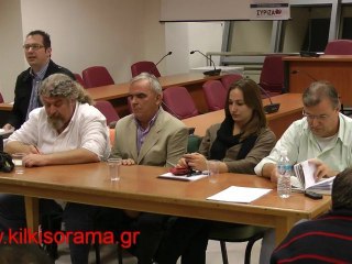 Λαϊκή συνέλευση ΣΥ.ΡΙΖ.Α. - Ε.Κ.Μ. στην Αξιούπολη Κιλκίς 03-11-2012