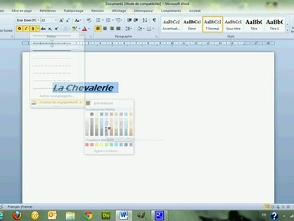 Mettre en forme le texte