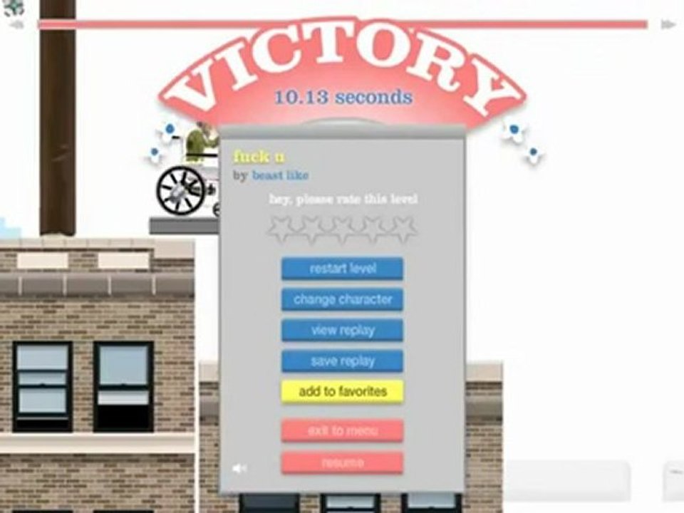 Happy Wheels - Challenge accepted (Clean) (hq)