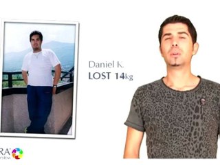 Daniel lost 14 kg with NIDORA!