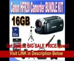 Canon VIXIA HF R20 Full HD Camcorder with 8GB Internal Flash Memory (Black)   16GB SDHC Memory Card   USB Card Reader   Memory Card Wallet   Shock Proof Deluxe Case   Lens Pen Cleaner   Full Size Tripod   Accessory Saver Bundle!!! REVIEW