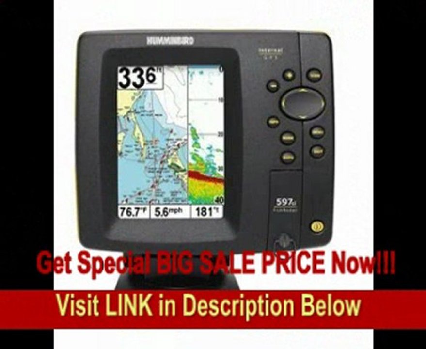 BEST PRICE Humminbird 597ci Combo 4.5-Inch Waterproof Marine GPS and Chartplotter with Sounder