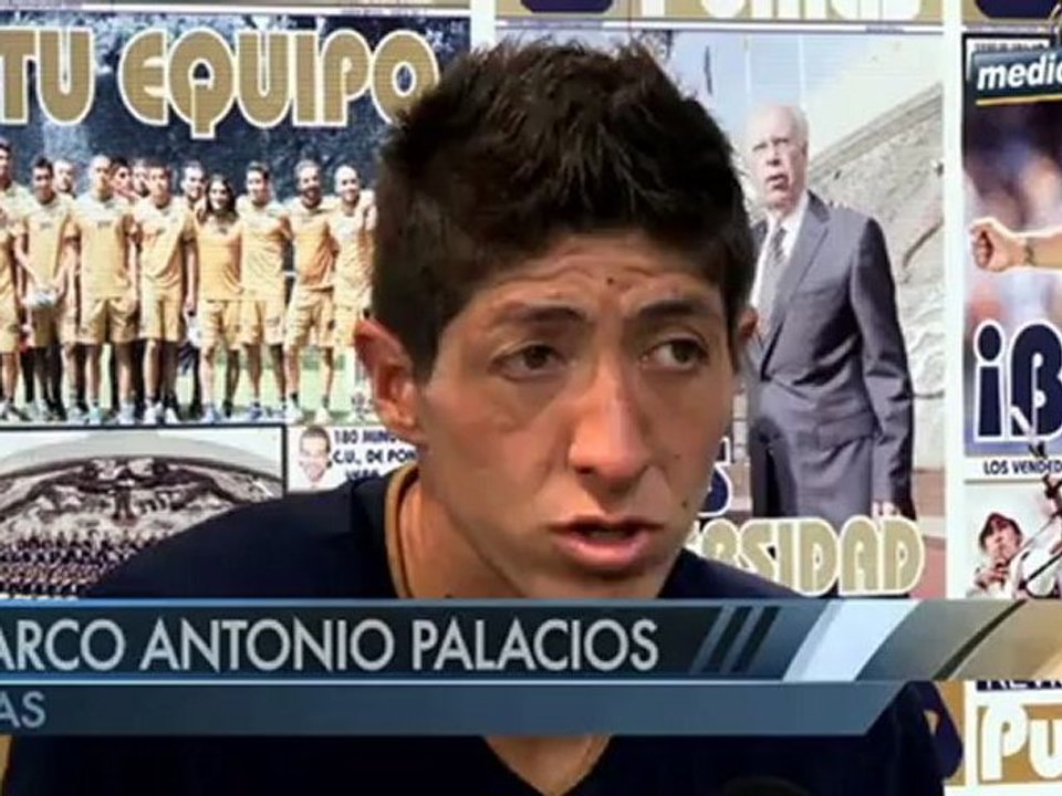 Medio Tiempo.- Palacios, Pumas puede pelearle a cualquiera.mov