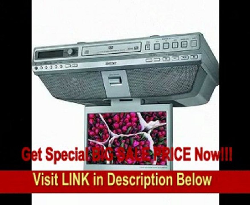 BEST PRICE Sony ICF-DVD57TV Under the Cabinet LCD-TV / DVD / CD Clock Radio
