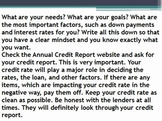 Choosing the Right Lender