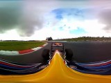 Vue à 360° dans une Red Bull F1