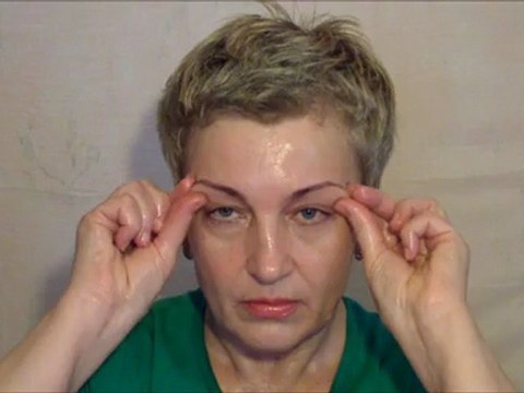 Facial Skin Care - Face Massage before applying the Day Makeup