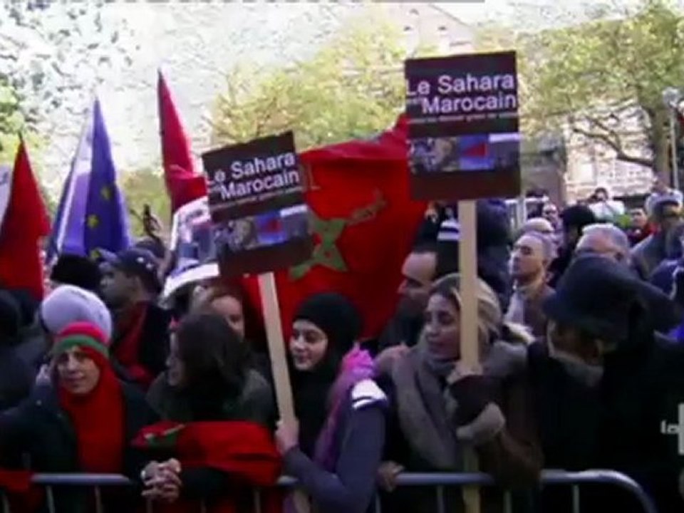 Manifestation Marche pour le Sahara marocain à Bruxelles. 4 Novembre 2012