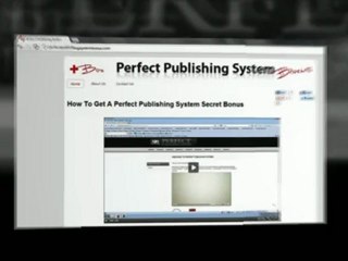 Perfect Publishing System Bonus Is A Good News
