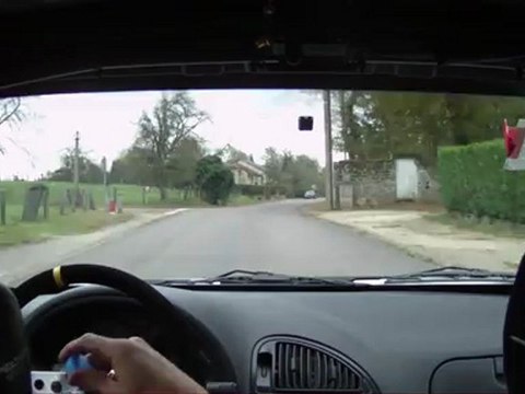 ES6 LAVERNOY Rallye Bourbonnes Les Bains 2012 caméra embarquée