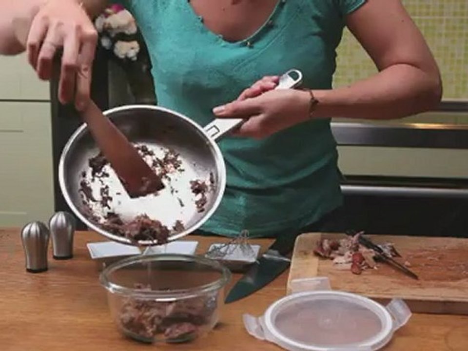 Bien déjeuner dans ma boîte - Confit de canard à la châtaigne et aux pruneaux