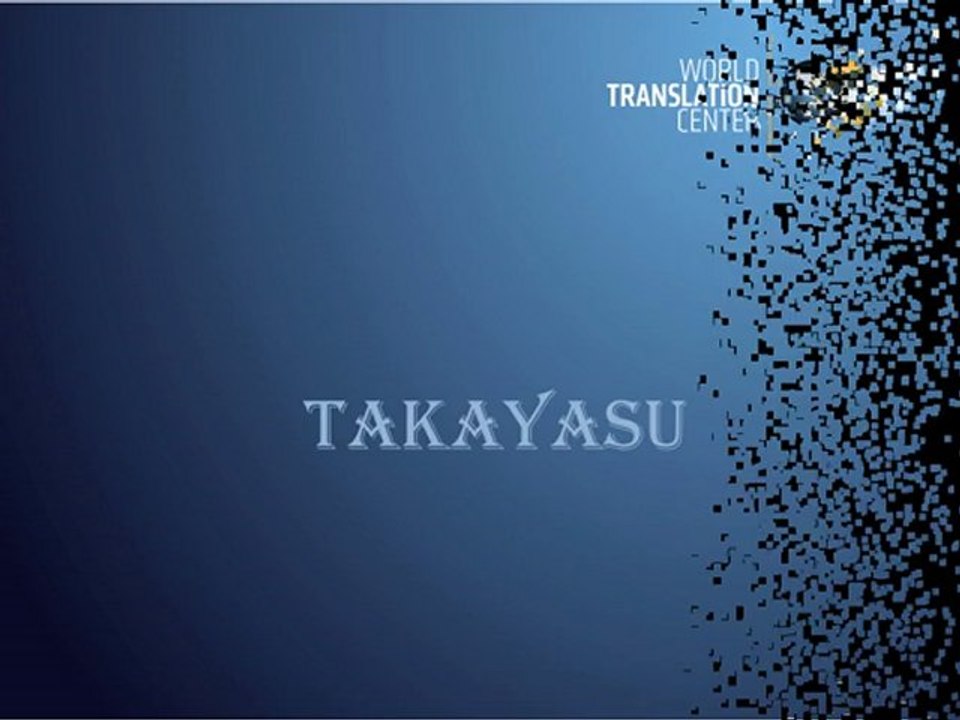 Japanese Translation Voice Over Examples