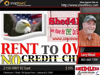 shed4less -  Your Choice of Color and Great Offer - 8x12 Utility Shed