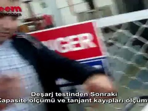 OG Kapasitör Kapasite Ölçümü ve Tanjant Kayıpları Ölçümü