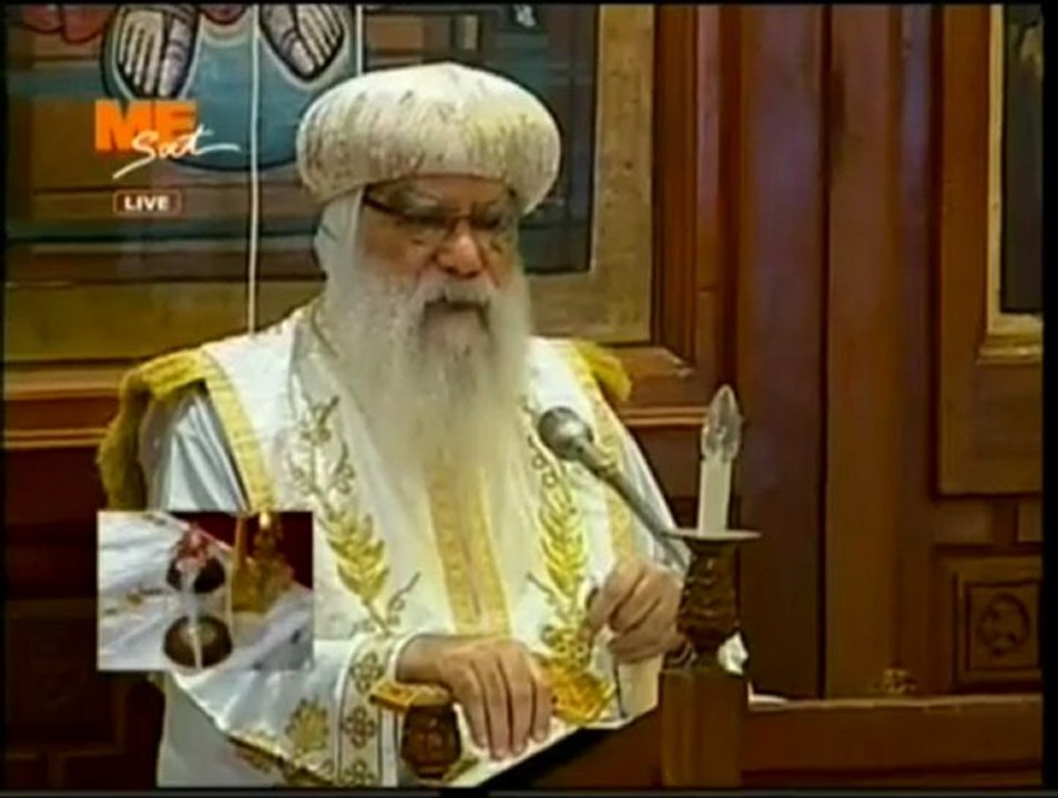 Sermon d'Anba Pachomios lors de la messe du tirage au sort du 118e Pape Copte Orthodoxe
