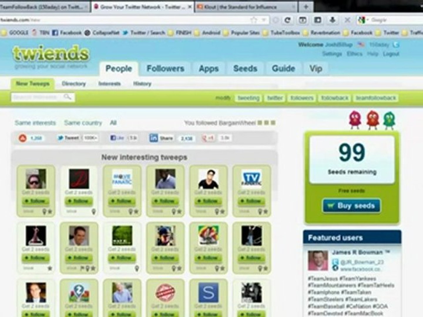 ⁣TWIENDS - Seeds Cheat How to Get More Twitter Followers