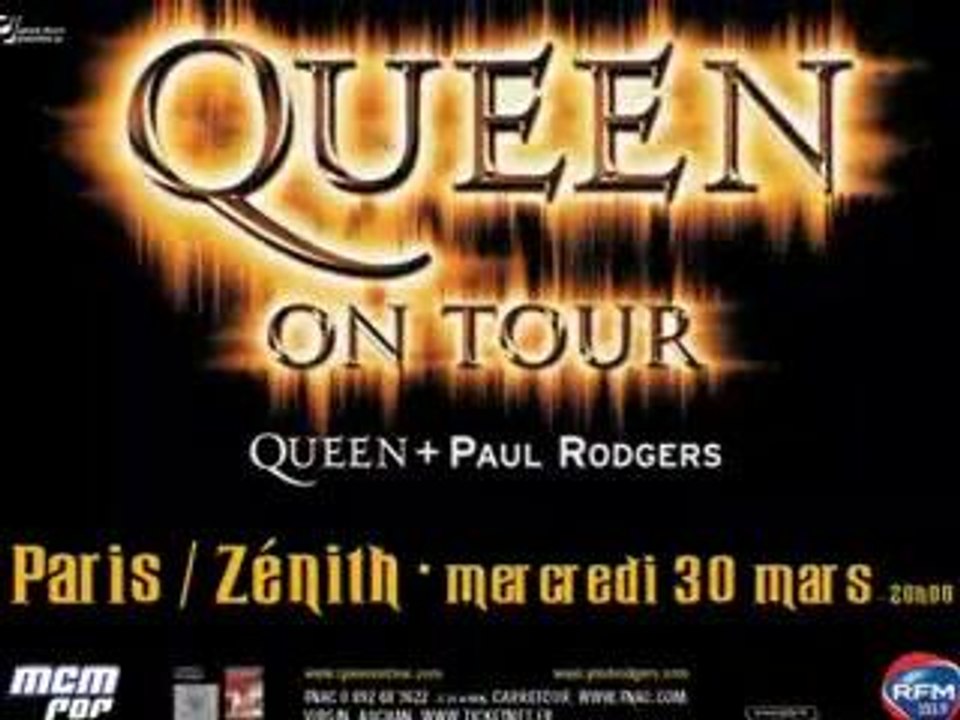 Queen et Paul Rodgers au Zenith