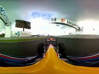 Vue à 360° dans une Red Bull F1 - TconouKoi