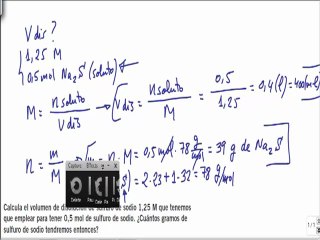 Quimica 1º bachillerato disoluciones ejercicio 3