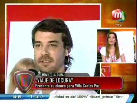 Pedro y Paula en Convicciones 3 (presentación temporada C. Paz) - 05 de Noviembre