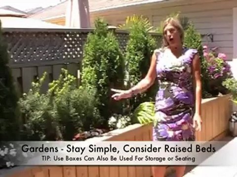 Small Backyards (#6 Krisztina's 1 Minute Home Tips with Krisztina Neglia)