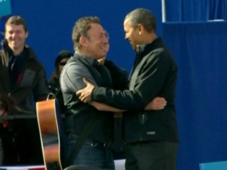 "The Boss" joins the president in Wisconsin