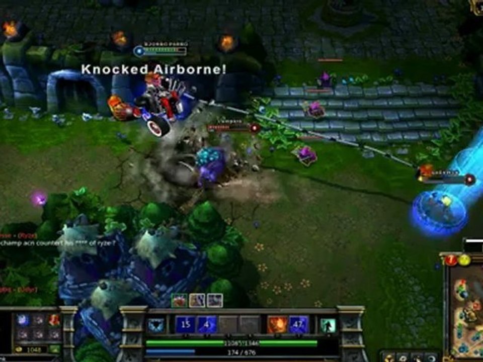 Blitz s'envole mais pull quand même - League of legends