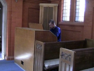 At the name of Jesus - Chris Lawton at Golders Green Crematorium, London